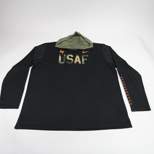 Air Force Falcons Nike Dri-Fit Long Sleeve Shirt Men's Black/Olive New