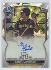 2023 Bowman1st Chrome Prospect Auto Atomic Refractor /100 Daniel Montesino Auto