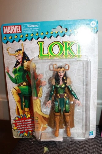 Marvel Legends Retro Series - LADY LOKI AGENTE DE ASGARD 2021 Precintado