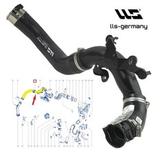 Turboschlauch Ladeluftleitung für NISSAN JUKE PULSAR 1.2 DIG-T 1446000Q1E