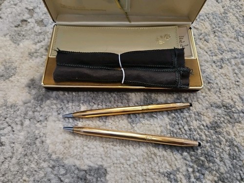 Vintage CROSS Pen and Pencil Set 14K Gold Filled - Picture 5 of 5