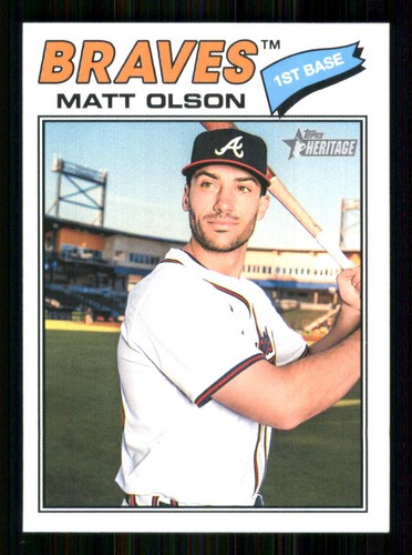 2026 Topps Heritage #194 Matt Olson | Baseball Card
