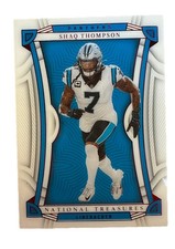 2022 National Treasures Shaquille Thompson Shaq Red SSSP 5/7 Panthers