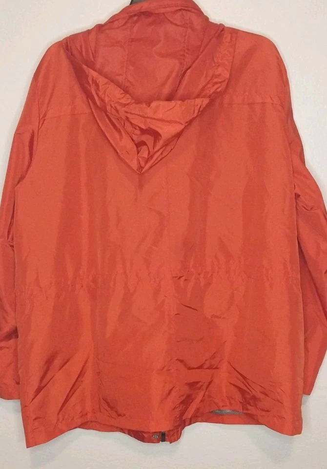 Jaqueta feminina com capuz XL Jones New York Signature tamanho XL laranja/laranja queimado - Imagem 2 de 4