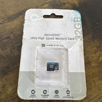 quikcell 32GB - qcsd32 microsdhc ultra high speed memory card 