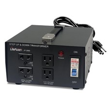 LiteFuze 2000 Watt Japan Voltage Converter Transformer Step Up/Down - 100v...