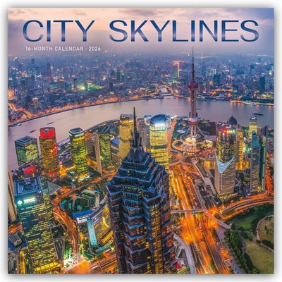 City Skylines - Stadtsilhouetten 2026 - Wand-Kalender | Carousel Calendar | 2026