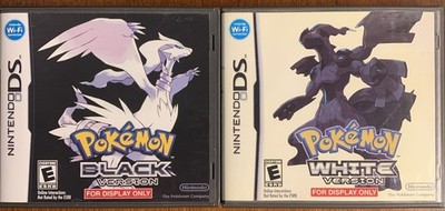Pokemon White + Black Nintendo DS  Replacement **Cases Only NO GAMES - Bundle