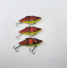 (3) Bill Lewis Rat-L-Trap 1/2 oz Lipless Crankbait Fishing Lure Lot of 3