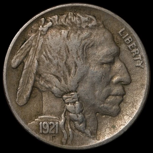 1921 5C Buffalo Nickel Circulated Coin