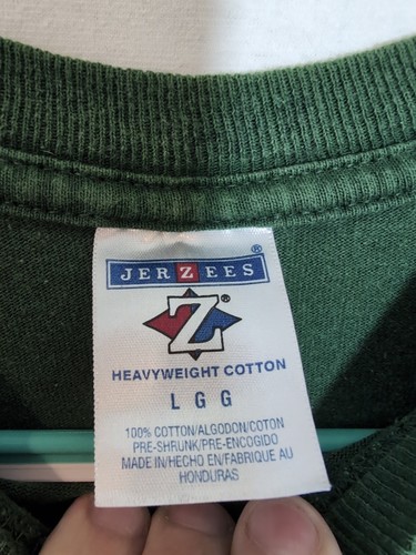 T-shirt verde vintage US Air Force addestramento base anni 2000 attacco primo grande - Foto 3 di 5