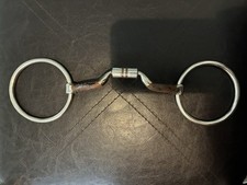 Cavalon Loose Ring Low Port Capsule Sweet Iron Snaffle Bit, 5”