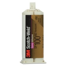 -Weld  Two-Part Epoxy Adhesive, DP100, 1.7 oz, Dou-Pak, Clear 3M  7100148763