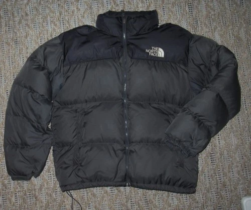 Vintage THE NORTH FACE Nuptse Puffer 700 Goose Down Jacket Black 2011 sz X-Large - product listing photo