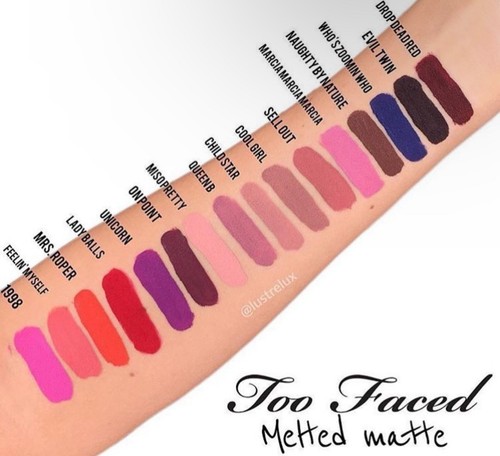 Too Faced Melted Matte Liquified Lipstick MISO PRETTY Soft Ballet Slipper Pink - Picture 22 of 24
