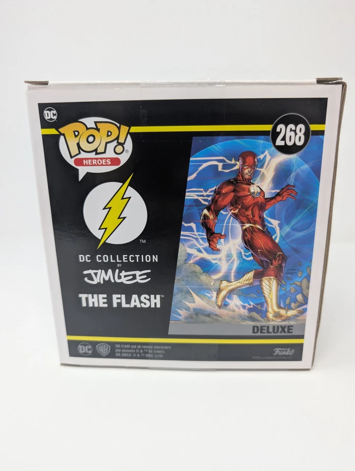 Эксклюзивная виниловая фигурка Collec FUNKO Pop The Flash 268 Deluxe DC Jim Lee GameStop - Изображение 4 из 4