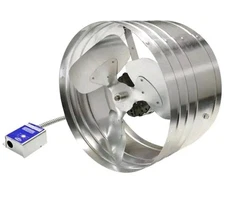 GAF Master Flow 1450 CFM Electric Powered Gable Mount Attic Fan EGV5 Silver