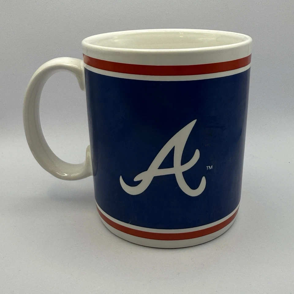 亚特兰大勇士队 MUG ~ 3.75 英寸 12 盎司美国职棒大联盟棒球 — 第 2/4 张图片