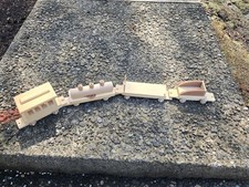 Handmade Wooden 4 Piece Train Set