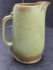 Vintage Frankoma Pottery Ceramic Green & Brown 7.5 in Pitcher 81**74-5