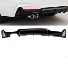 Sport Performance Heckdiffusor 2-Rohr schwarz glanz f�r BMW F32 F33 F36 M-Paket