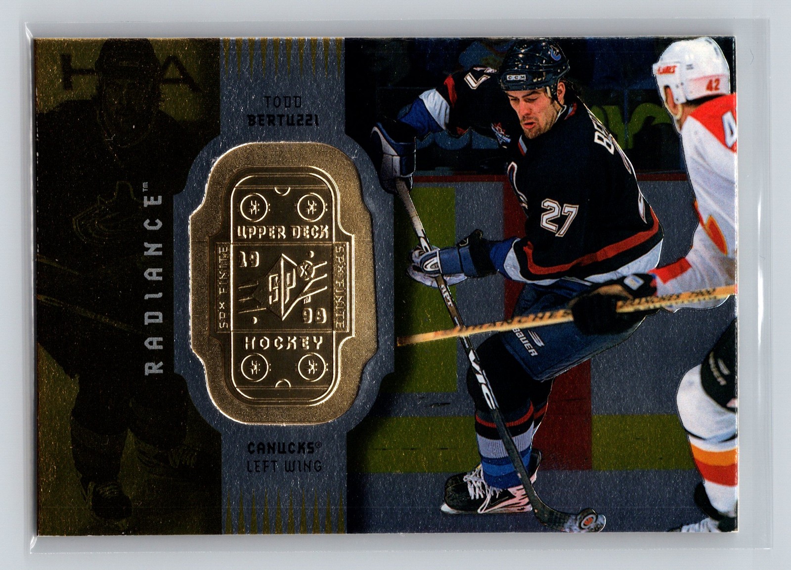 1998-99 SPx Finite Todd Bertuzzi Vancouver Canucks Radiance #/4750 #85 2488