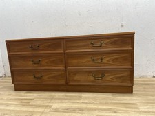 G Plan Fresco Mid-Century Modern Large 6-Drawer Chest of Drawers Sideboard