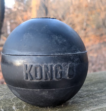 Kong Extreme Ball with Hole, Dog Fetch Toy, - Rubber Ball Toy for Training M/L