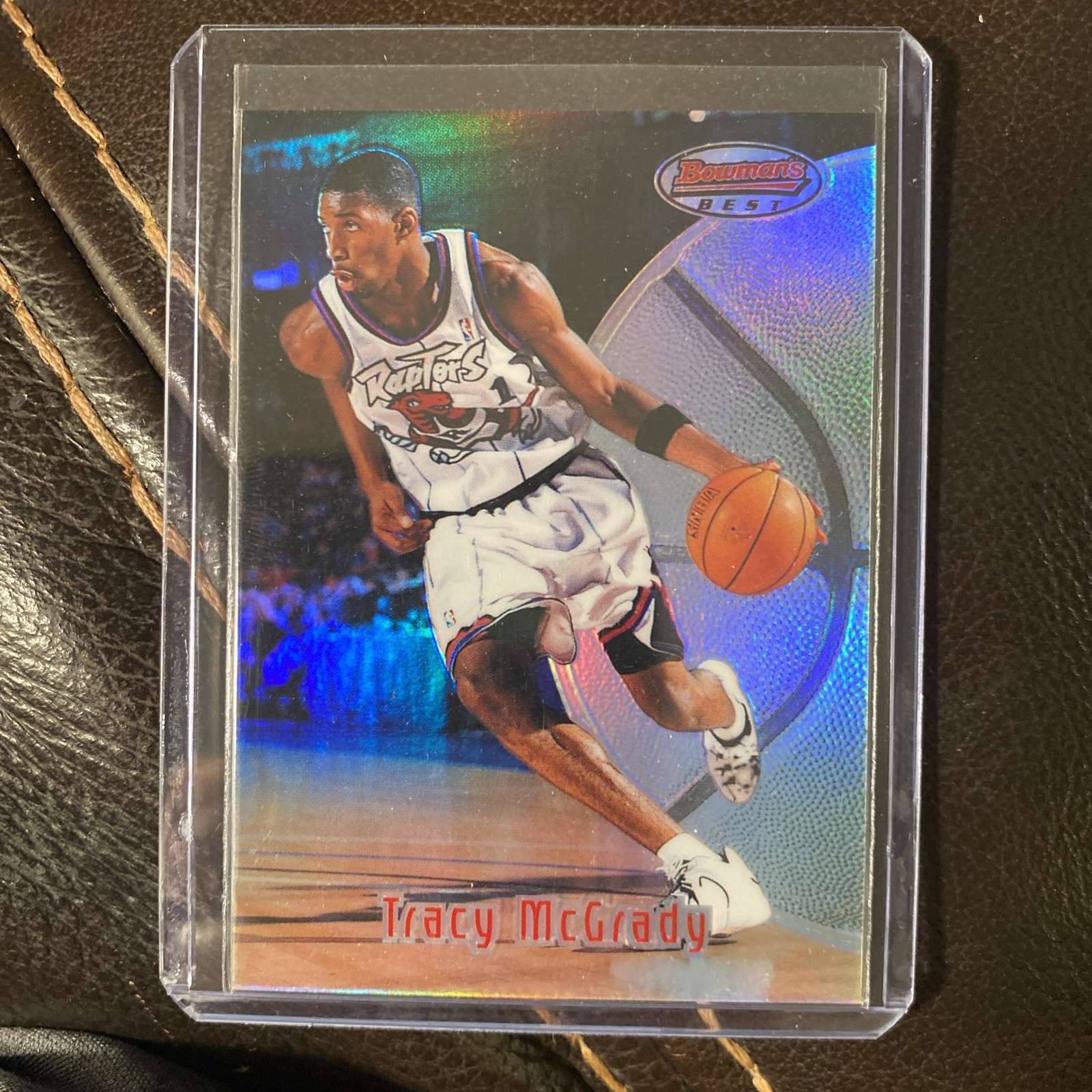1997-98 Bowman's Best  #111 Tracy McGrady Rookie RC Raptors HOF Refractor