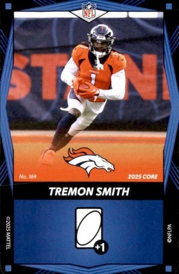 2025 Uno Elite Core - Blue Tremon Smith Broncos #164
