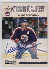 2012-13 Panini Classics Signatures Auto Laurie Boschman #200 Auto 2d8