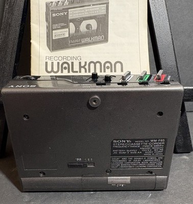 Vintage 1985 Sony Walkman Cassette/Recorder #WM-F65- Used- All
