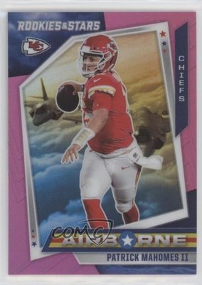 2021 Panini Rookies & Stars Airborne Pink Prizm 55/75 Patrick Mahomes II uk2
