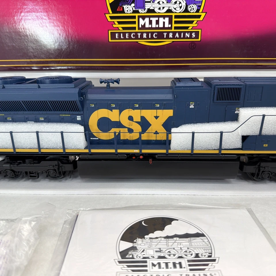 MTH Premier 20-2785-1E CSX SD70ACe Diesel Engine PS.2 O Gauge New #4845 3v - Image 4 of 4