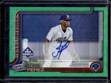 Jeral Perez 2025 Topps Pro Debut #PD-24 Auto Green /99