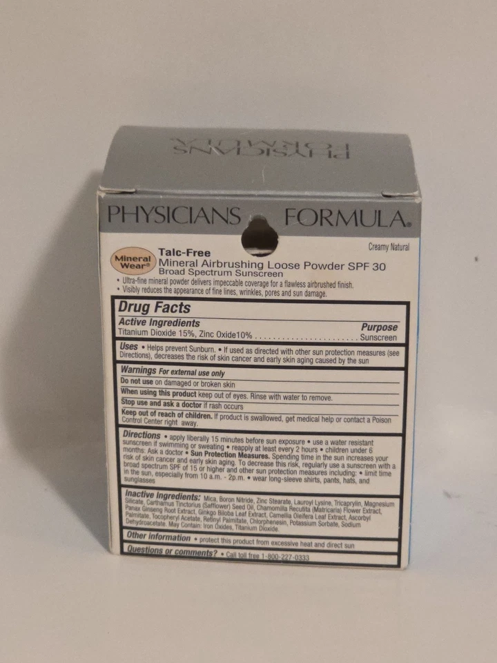 Physicians Formula Mineral Wear Powder #7315 Translucent Creamy Natural NEW - Image 3 of 3