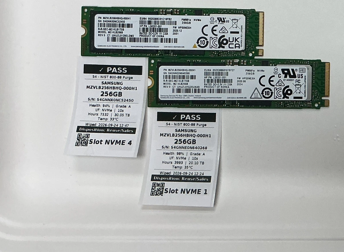 Samsung M.2 Interface 256 GB Solid State Drives | Updated Sep 2026