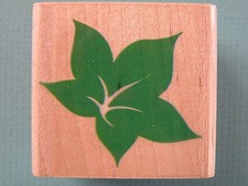 Bold Single Leaf POSH IMPRESSIONS Rubber Stamp