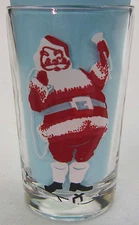 Santa juice size Peanut Butter Glass Glasses Drinking Kitchen Mauzy 119-7