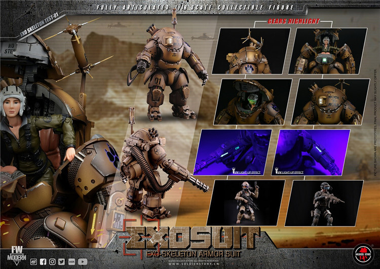 SoldierStory SSE001 1/18 EXO-Skeleton Armor Suit XO-01 Model