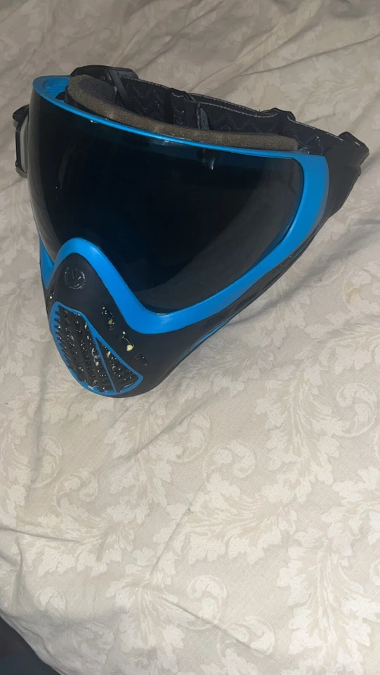 Máscara de gafas térmicas de paintball VIRTUE Vio Ascend - negra/azul Foto 2 de 4
