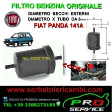 FILTRO BENZINA serbatoio ESTERNO X Fiat Panda 900 INIEZIONE 1991 1999  originale