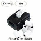 500 Thermal Paper Rolls 2 1/4" X 85' Register Receipt Paper First Data Fd130