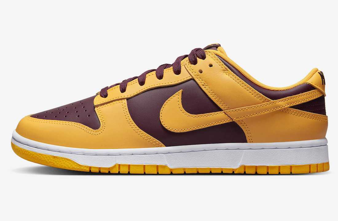 Nike Dunk Low Retro University Gold and Deep Maroon DD1391-702 US 6-12 Men