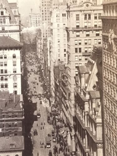 STEREOVIEW  STEREOSCOPE  NYC View From Empire Building 1902 #C - Picture 1 of 6