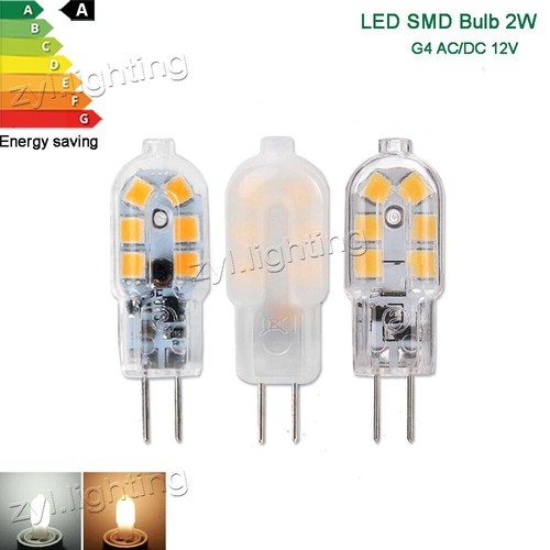 G4 LED bulbs COB Replace Halogen warm cool white SMD 2835 chip lamp AC DC 12V 2W - Picture 2 of 16