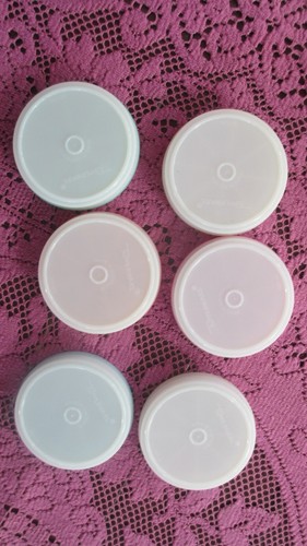Vintage Tupperware 60s Coaster set of 6 in Carrier ,Pastel colours - Picture 4 of 9