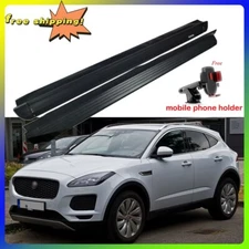 2PCS Side Steps Running Boards Fits For Jaguar E-PACE 2017-2024 Nerf Bars Pedals