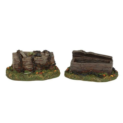 Department 56 Halloween Not Quite Dead Coffins #6001744 FREE SHIPPING - 第 1/1 張圖片