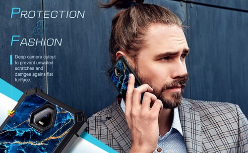 Funda protectora de teléfono de cuerpo completo para Schok Volt SV55 con protector de pantalla incorporado - Imagen 9 de 56